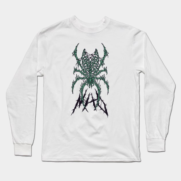 SpyderSkull Long Sleeve T-Shirt by NITO